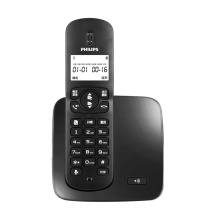 飞利浦 PHILIPS 无绳电话机 DCTG186 (黑色) 单主机