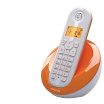 摩托罗拉 MOTOROLA 电话机 C601C (橙色) 单机