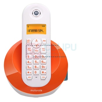 摩托罗拉 MOTOROLA 电话机 C601C (橙色) 单机