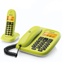 摩托罗拉 MOTOROLA 电话机 CL101C (青柠檬色) 一拖一