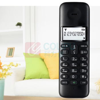 摩托罗拉 MOTOROLA 无绳电话机 座式 普通座机 无绳主机 T301C (黑色) 1套/套