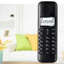 摩托罗拉 MOTOROLA 无绳电话机 座式 普通座机 无绳主机 T301C (黑色) 1套/套