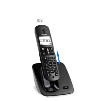 飞利浦 PHILIPS 座式 无绳话机 子母机 DCTG186 (黑色) 1套/套