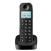 飞利浦 PHILIPS 无绳电话机 DCTG160 座式 单无绳 数字型 (黑色)