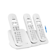 飞利浦 PHILIPS 座式 子母机 数字型 DCTG186 一拖二(子母机) (白色) 1套/套