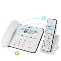 飞利浦 PHILIPS 座式 子母机 数字型 DCTG192 一拖一(子母机) (白色)