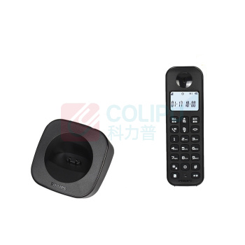 飞利浦 PHILIPS 无绳电话机 DCTG160-1 无绳主机 (黑色)