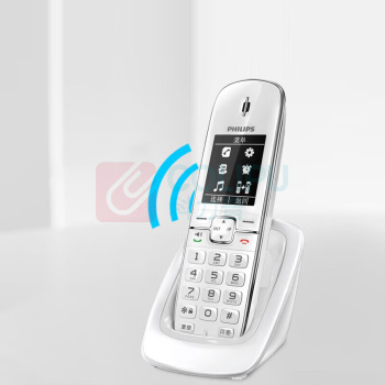 飞利浦 PHILIPS 无绳电话机 DCTG496 一拖一 (白色)