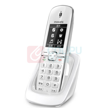 飞利浦 PHILIPS 无绳电话机 DCTG496 一拖一 (白色)