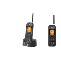 摩托罗拉 MOTOROLA 数字无绳电话机 O201HC子机 (黑色)