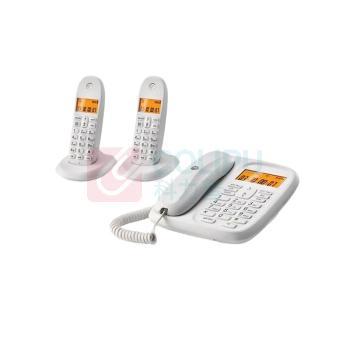 摩托罗拉 MOTOROLA 电话机 CL102C 一拖二 (白色)