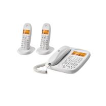 摩托罗拉 MOTOROLA 电话机 CL102C 一拖二 (白色)
