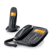 摩托罗拉 MOTOROLA 无绳电话机 CL101C 一拖一子母机 (黑色)