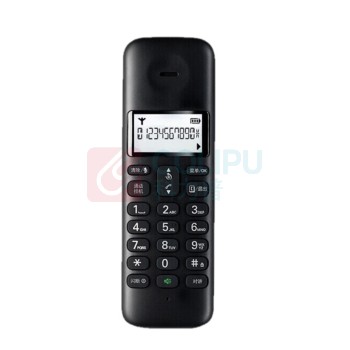 摩托罗拉 MOTOROLA 无绳电话机 单主机 T301C 无绳单机 (黑色)