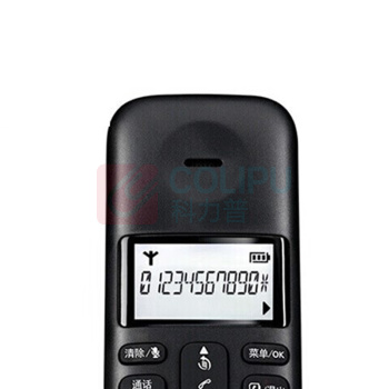 摩托罗拉 MOTOROLA 无绳电话机 单主机 T301C 无绳单机 (黑色)