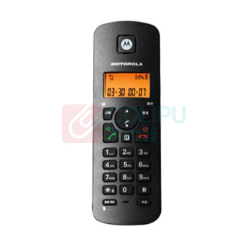 摩托罗拉 MOTOROLA 无绳电话机 C4200C 一拖一子母机 (黑色)