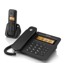摩托罗拉 MOTOROLA 无绳电话机 C2601C 一拖一子母机 (黑色)