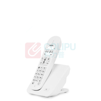 飞利浦 PHILIPS 无绳电话机 DCTG186(1+2) (白色) 一拖二