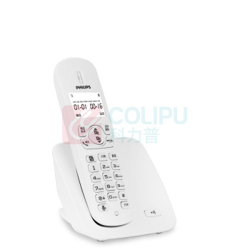 飞利浦 PHILIPS 无绳电话机 DCTG186(1+2) (白色) 一拖二