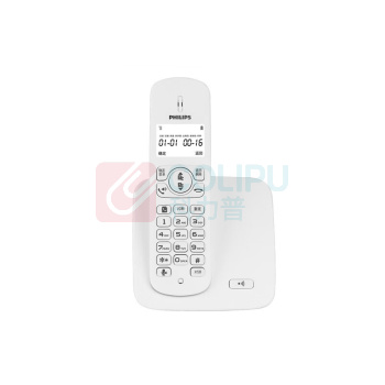 飞利浦 PHILIPS 无绳电话机 DCTG186(1+2) (白色) 一拖二