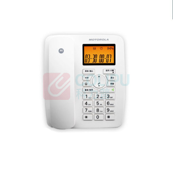 摩托罗拉 MOTOROLA 无绳电话机 C4200C 一拖一子母机 (白色)