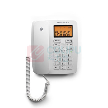 摩托罗拉 MOTOROLA 无绳电话机 C4200C 一拖一子母机 (白色)