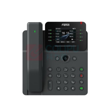 Fanvil IP电话机 V62G 彩屏,高清通话,六方会议,千兆网口,支持POE
