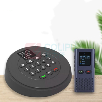 百呼百应 无线语音对讲双向通话呼叫器 1主机+1带屏分机