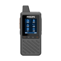 飞利浦 PHILIPS 手持式对讲机 VTR-1000 5W 4000mAh (黑色) 有显示屏 无耳麦 数字 无键盘 非防爆