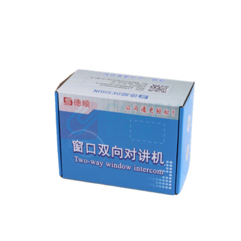 德顺 窗口对讲机 DS-2008A-4W 主机*1+4w塑料方形分机*1 (银色)