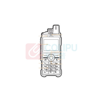 海能达 Hytera 对讲机 PNC380 B8 (Pro) 后置500W 4G音视频对讲