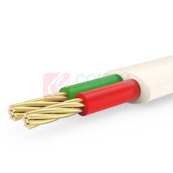 秋叶原 CHOSEAL 电话水晶头成品线 2芯多股纯铜座机跳线 3米