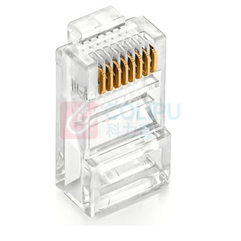 六宇达 RJ11电话水晶头 6P2C 50U