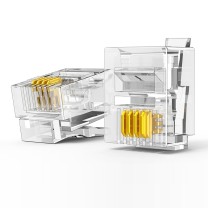 绿联 UGREEN 电话线水晶头 80107 6P4C(一件式) 50个装