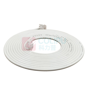 APESD 2芯扁线座机电话线 RJ11-RJ11 15米 (白色)