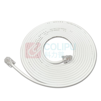APESD 2芯扁线座机电话线 RJ11-RJ11 15米 (白色)