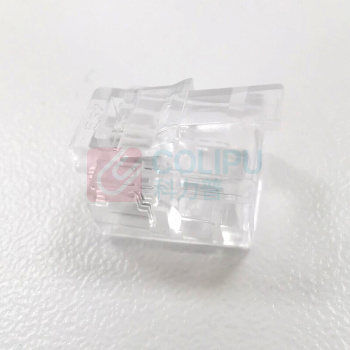 安赛瑞 2芯电话水晶头 510064 6P2C 200个/包