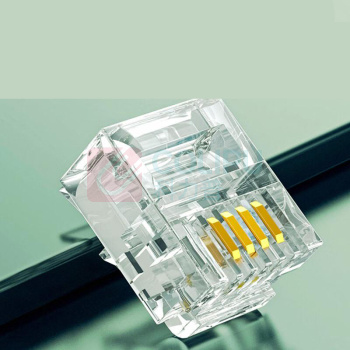三吝 电话线 SL-476-NLS 4芯 1.5米 多股扁平 (黑色)