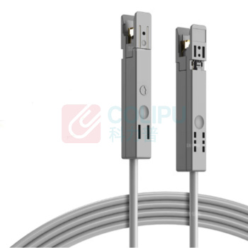 康沐 室内二芯110-110鸭嘴跳线 RJ110-RJ110 5米 (灰色)