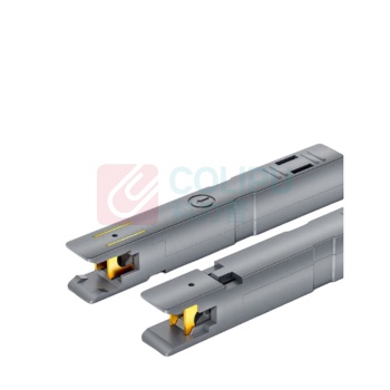康沐 室内二芯110-110鸭嘴跳线 RJ110-RJ110 5米 (灰色)