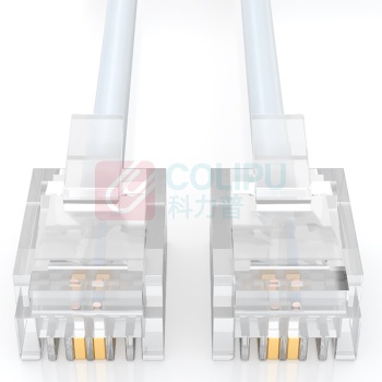 山泽 SAMZHE 电话线 2芯单股纯铜电话线 C28BWG-205C 成品电话线带水晶头 5米