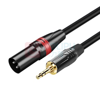 迈科峰 音频线 3.5mm 转卡农母 2米