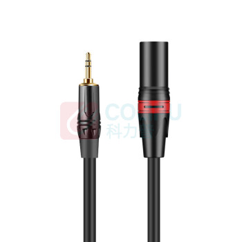 迈科峰 音频线 3.5mm 转卡农母 2米