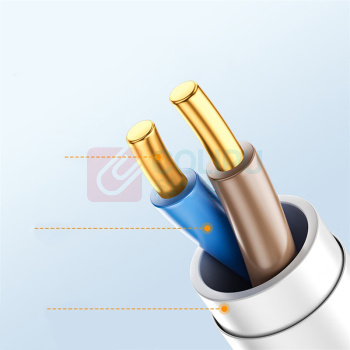 山泽 SAMZHE 电话线 C28BWG-2C 150米/卷 2芯单股纯铜线芯