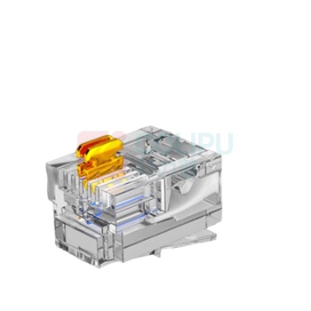 HAILE 电话线 HT-100-5M 2芯, 5米, 纯铜, 带水晶头 (灰色)