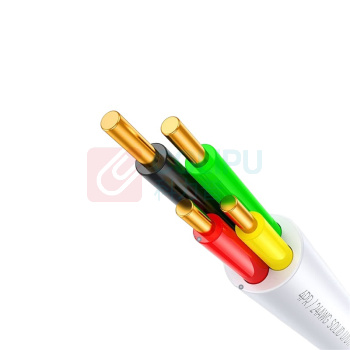 绿联 UGREEN 绿联4芯纯铜电话线 80104 100米 RJ11工程家装语音电话线