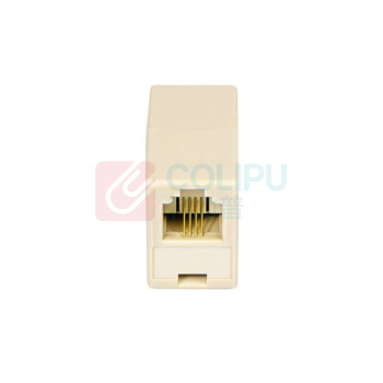 酷比客 L-CUBIC 电话直通头 LCLN3AFF64 6P4C (土黄色)
