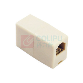 酷比客 L-CUBIC 电话直通头 LCLN3AFF64 6P4C (土黄色)