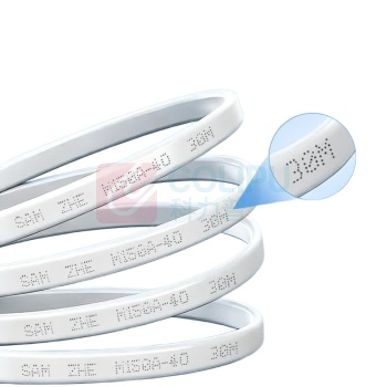 山泽 SAMZHE 电话线 2芯多股纯铜 M100A-2C 扁线 100米/卷