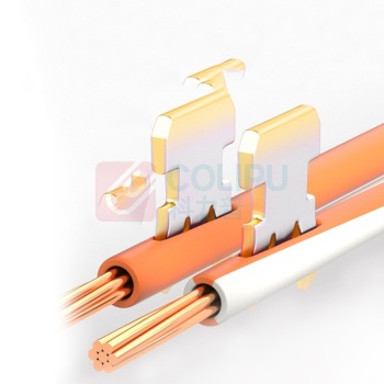 山泽 SAMZHE 电话线 4芯多股6P4C纯铜 DH-4002L 成品电话线带水晶头 2米